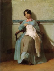 Portret van Léonie Bouguereau